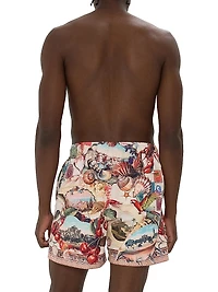 Notes From The Road Printed Board Shorts
