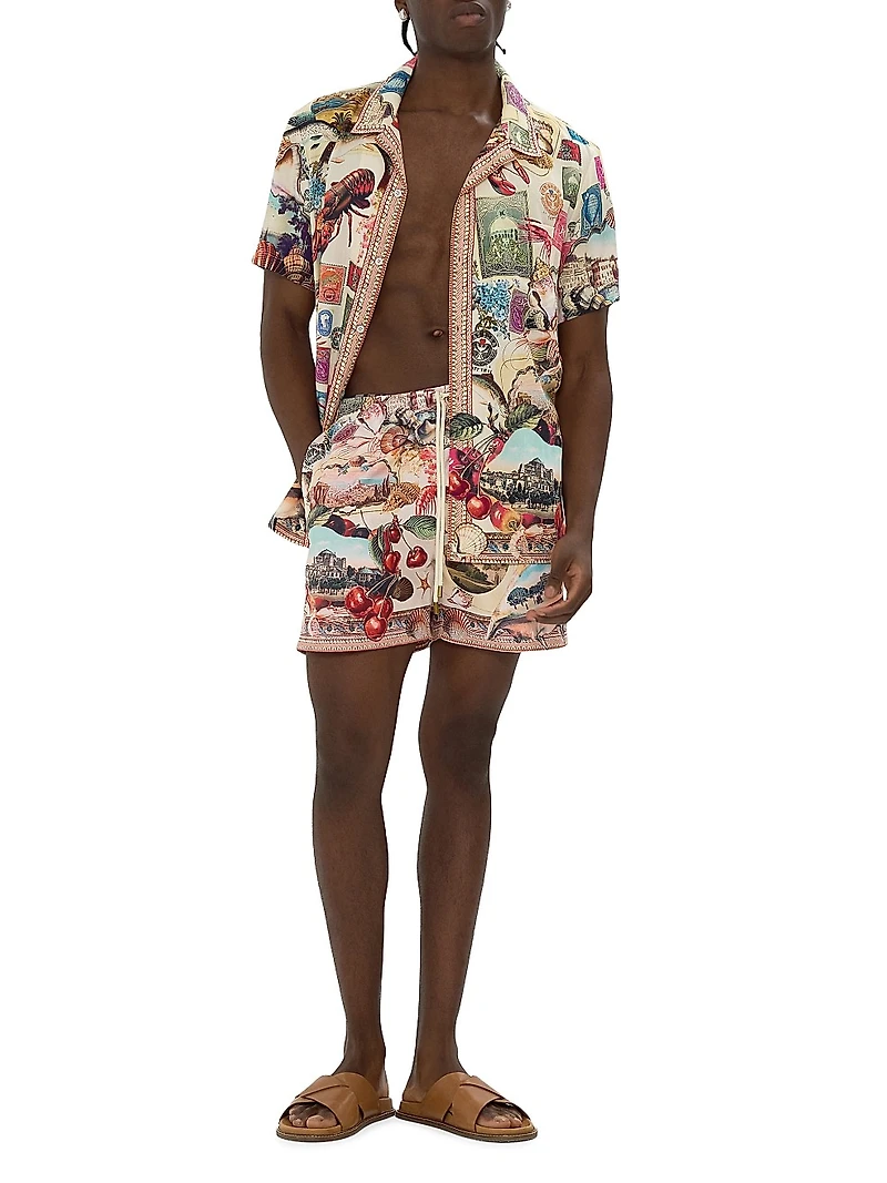 Notes From The Road Printed Board Shorts