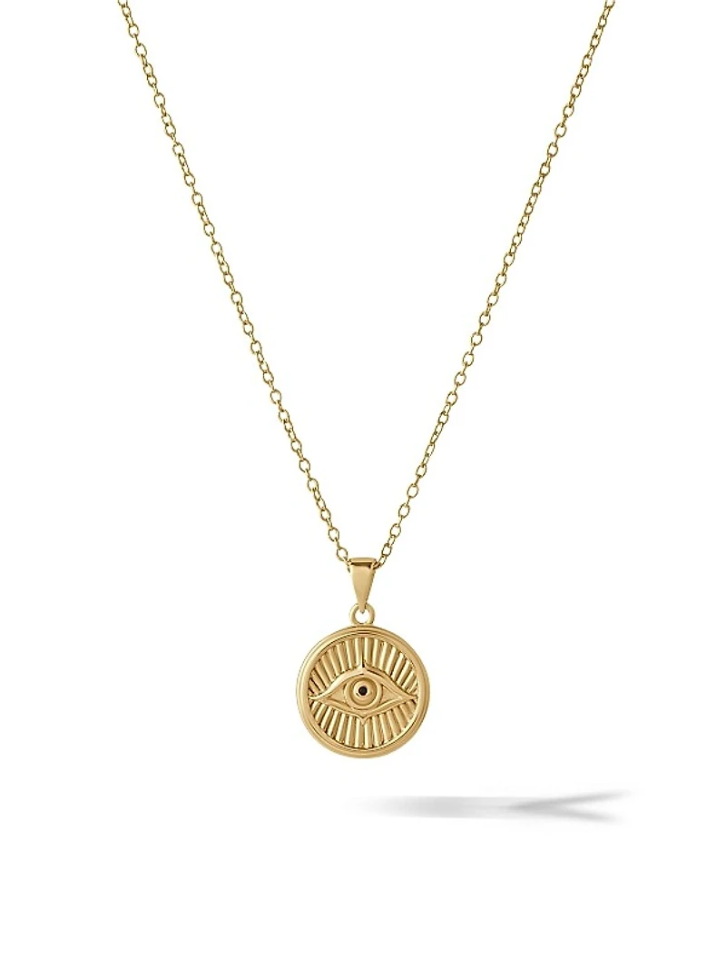 Gold Evil Eye Necklace