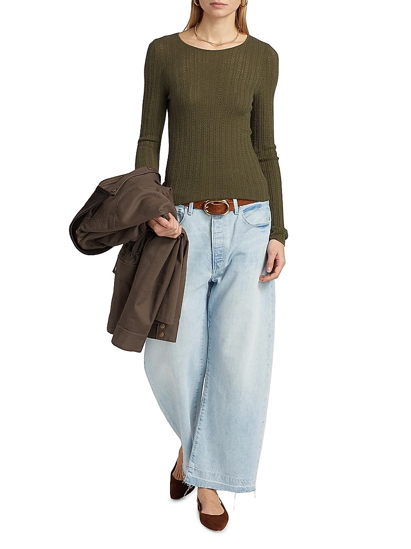Alis Knit Round Neck Top