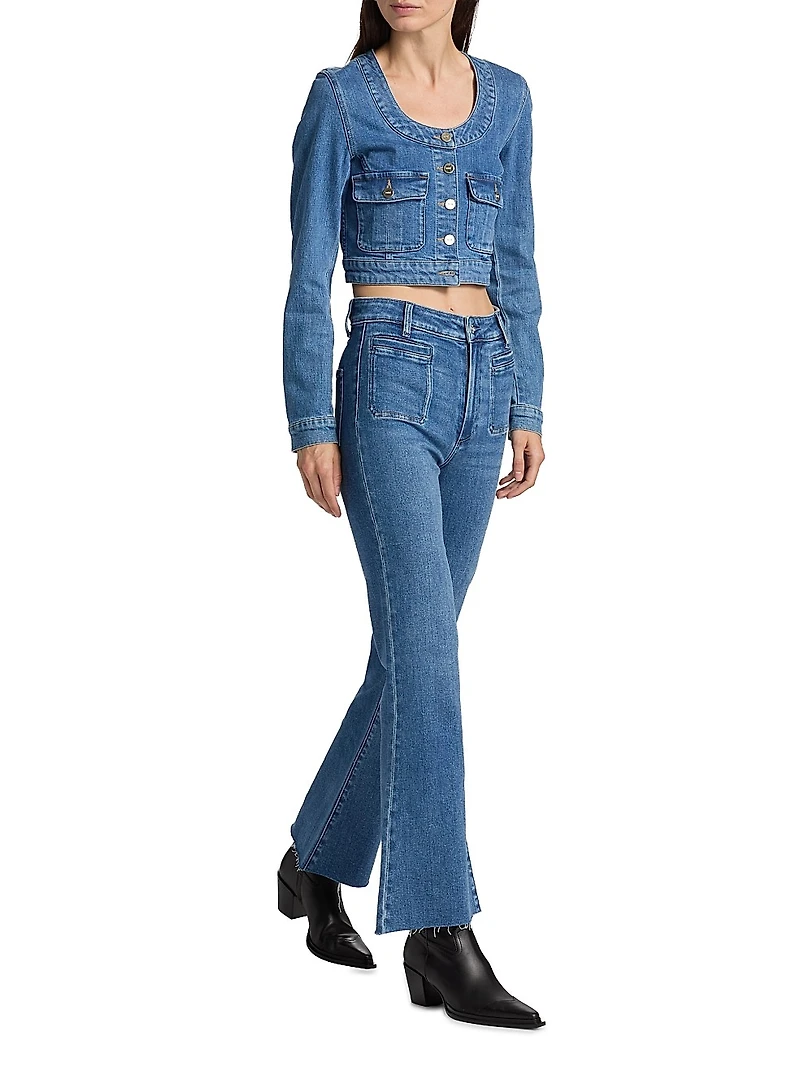 Marlow Skimmer Welt Pocket Flared Jeans