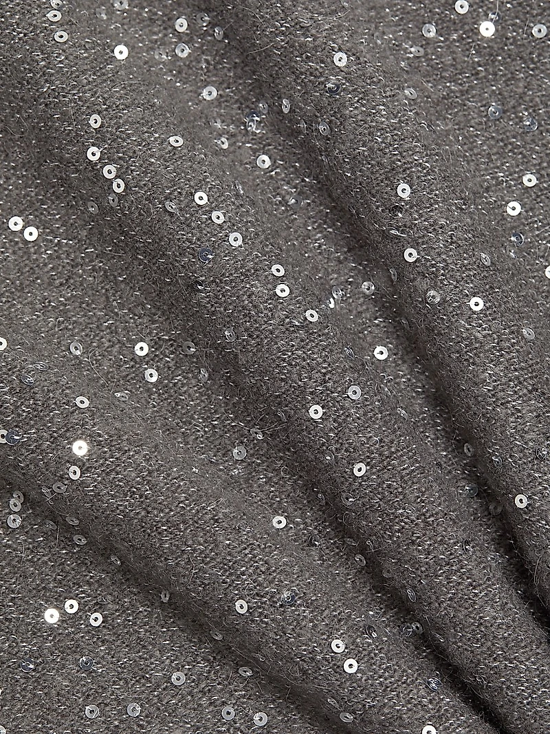 Gladiolus Sequin-Embellished Sweater