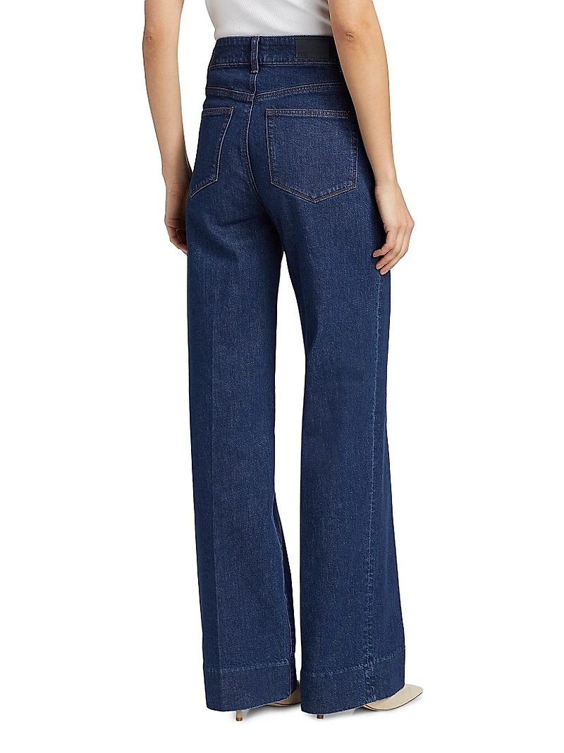 Sasha Stretch Cotton Straight-Leg Jeans