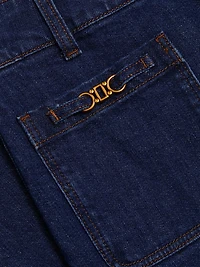 Sasha Stretch Cotton Straight-Leg Jeans