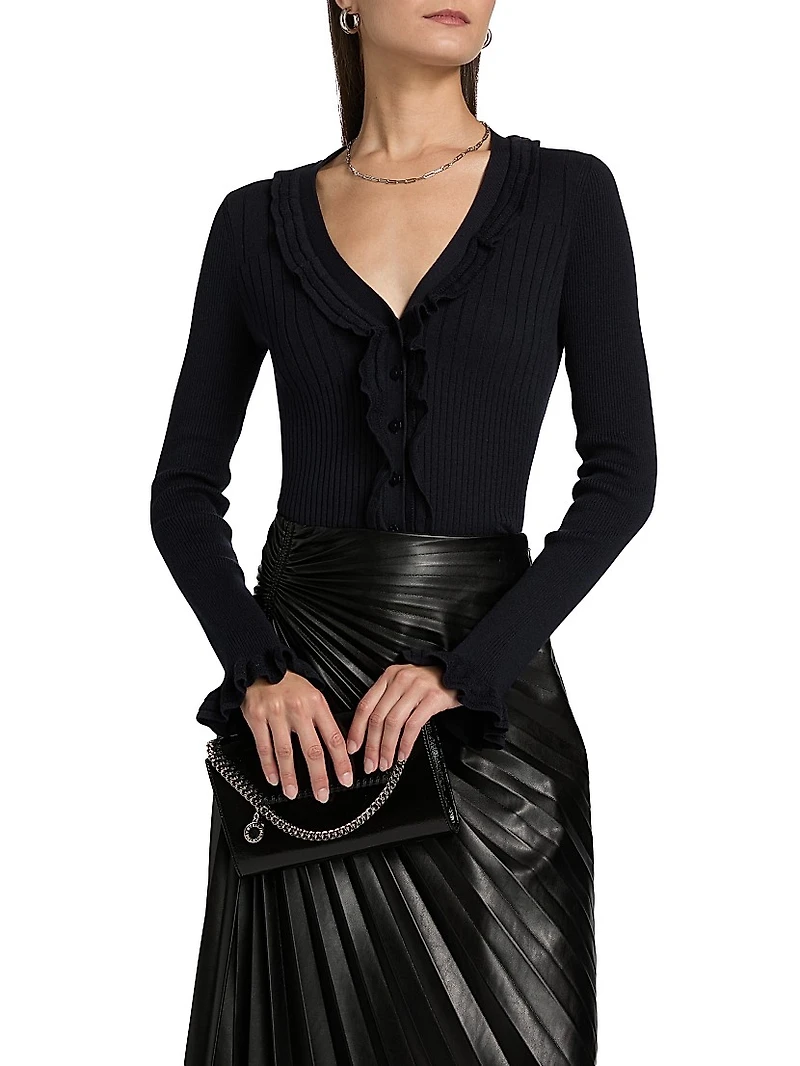 Demetra Cotton-Blend Cardigan