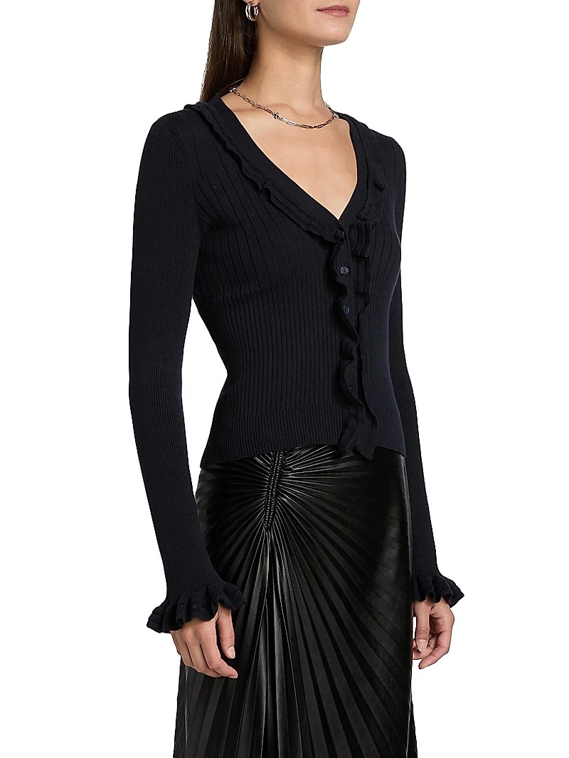 Demetra Cotton-Blend Cardigan