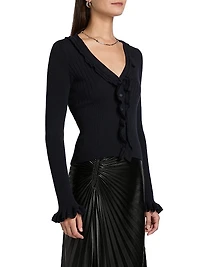 Demetra Cotton-Blend Cardigan