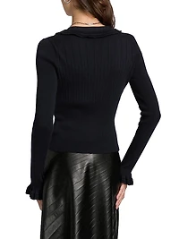 Demetra Cotton-Blend Cardigan