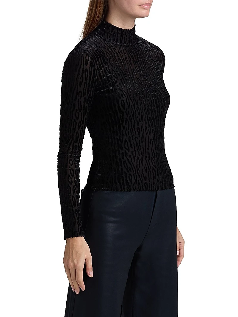 Ursula Leopard-Print Top