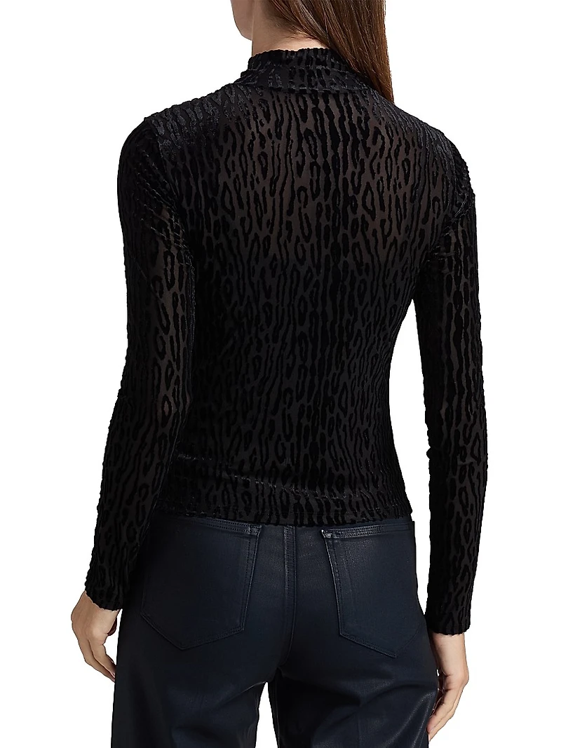 Ursula Leopard-Print Top