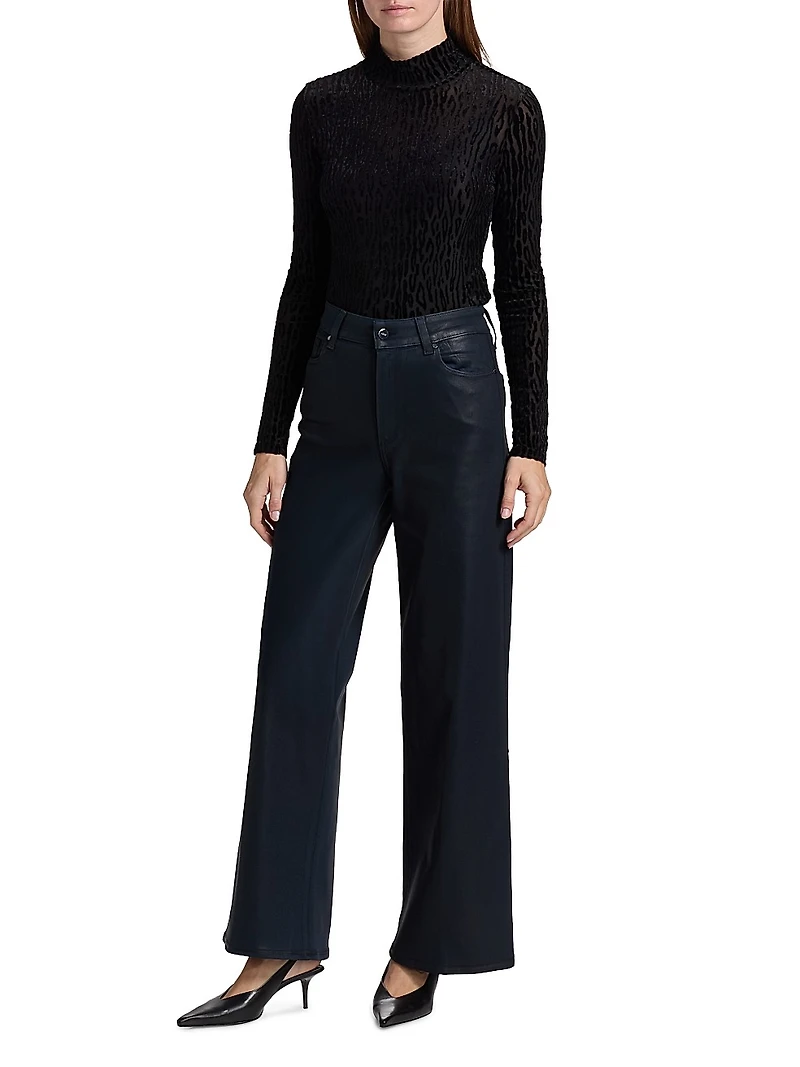 Ursula Leopard-Print Top