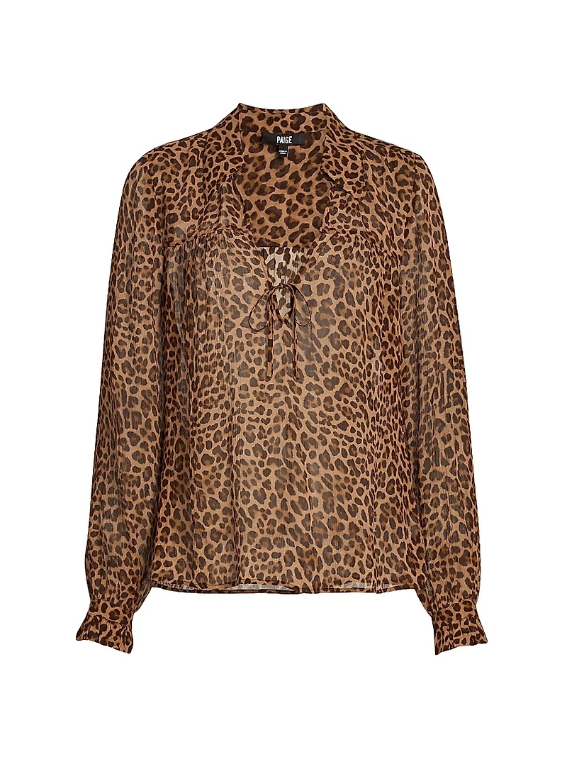 Artois Printed Silk Blouse