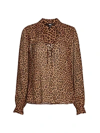 Artois Printed Silk Blouse