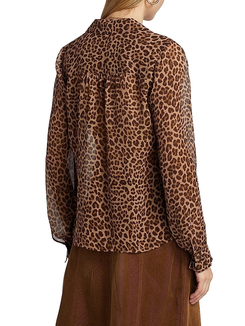 Artois Printed Silk Blouse