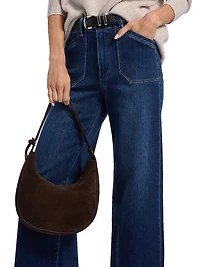 Anessa Utility-Pocket High-Rise Straight Jeans
