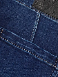 Anessa Utility-Pocket High-Rise Straight Jeans