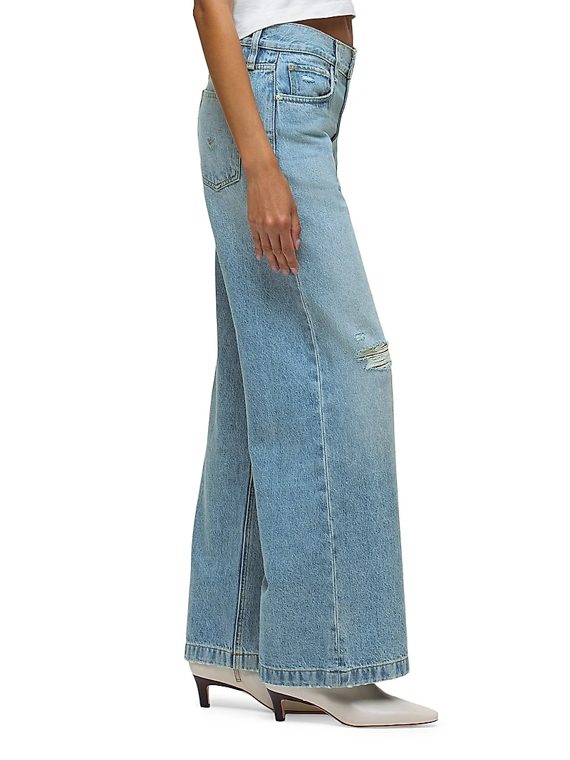 Rylee Low-Rise Wide-Leg Jeans