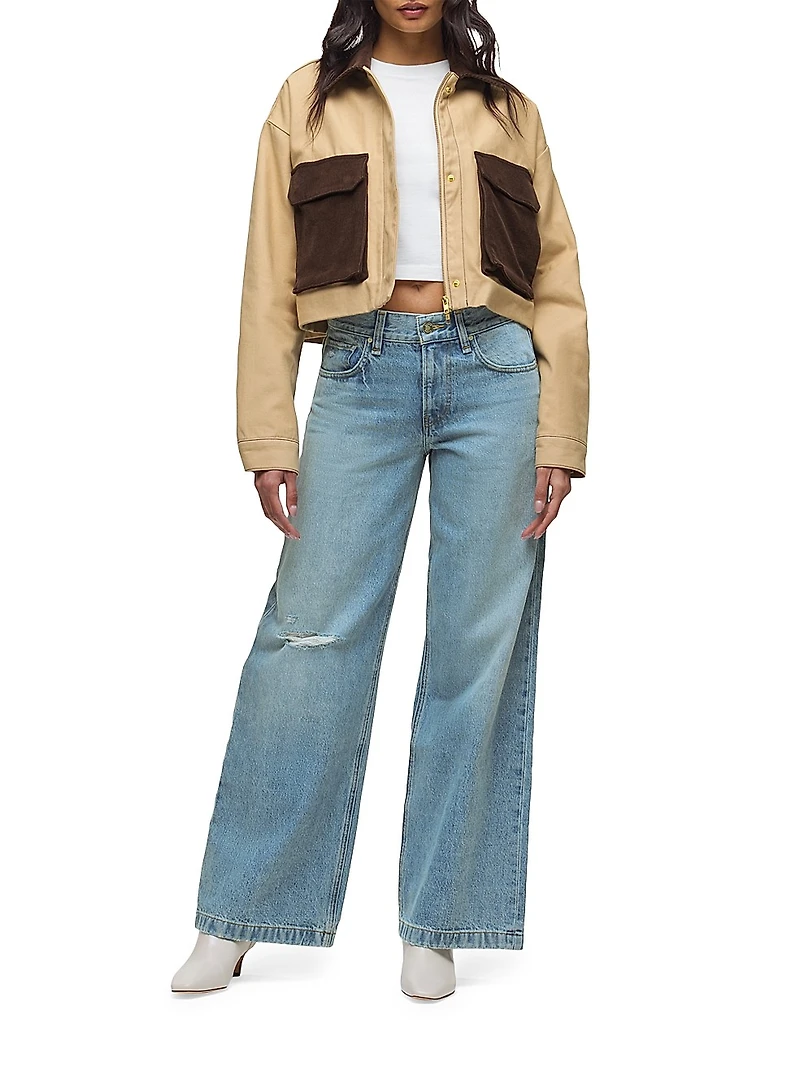 Rylee Low-Rise Wide-Leg Jeans