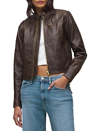 Leather Moto Jacket