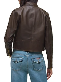 Leather Moto Jacket