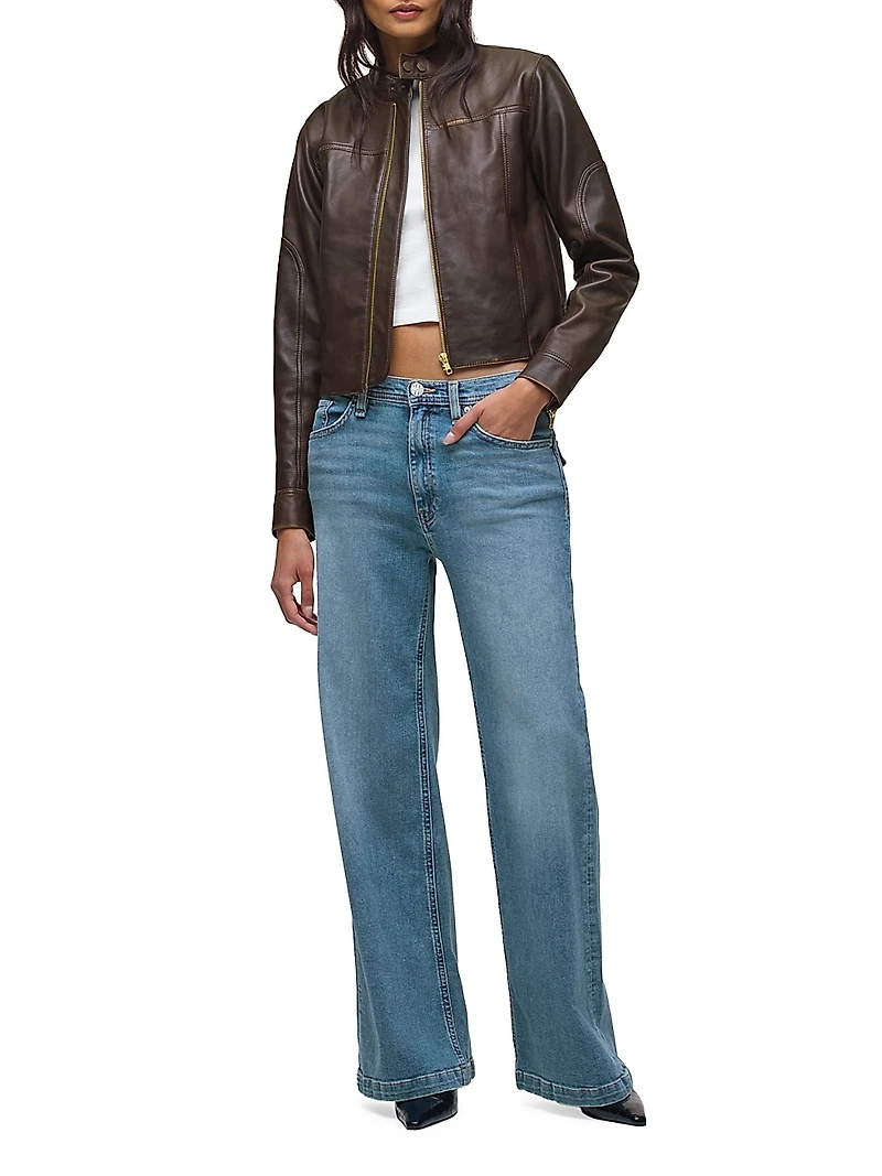 Leather Moto Jacket