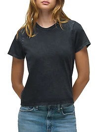 Stretch Cotton Relaxed-Fit T-Shirt