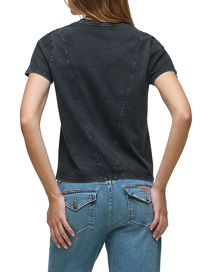 Stretch Cotton Relaxed-Fit T-Shirt