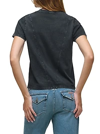 Stretch Cotton Relaxed-Fit T-Shirt