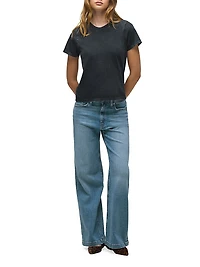 Stretch Cotton Relaxed-Fit T-Shirt