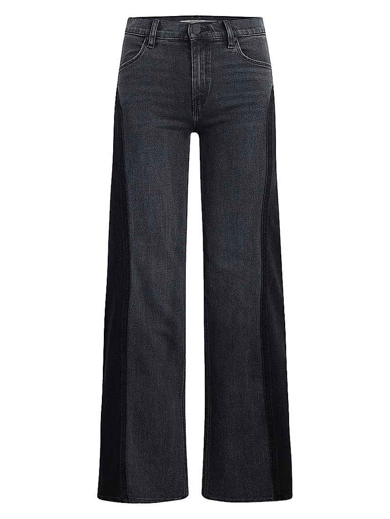 Lexi Paneled Wide Leg Jeans