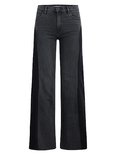 Lexi Paneled Wide Leg Jeans