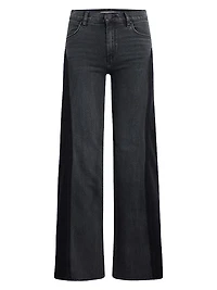 Lexi Paneled Wide Leg Jeans