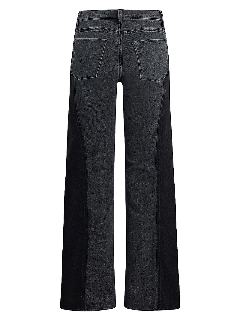 Lexi Paneled Wide Leg Jeans