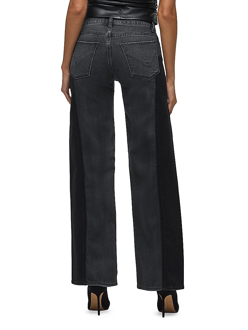 Lexi Paneled Wide Leg Jeans