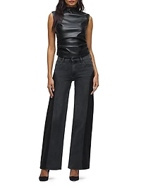 Lexi Paneled Wide Leg Jeans
