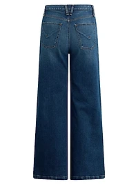 Jodie Paneled Wide-Leg Jeans