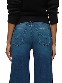 Jodie Paneled Wide-Leg Jeans