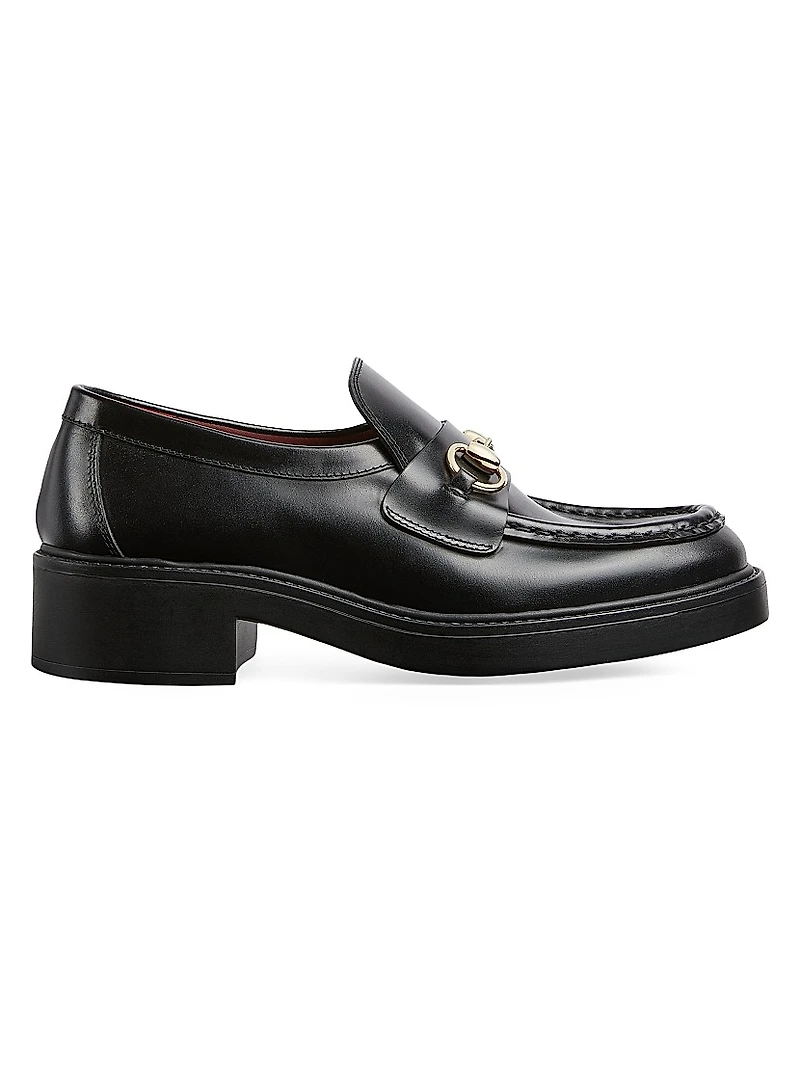 45MM Horsebit Leather Loafers