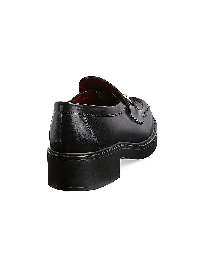 45MM Horsebit Leather Loafers