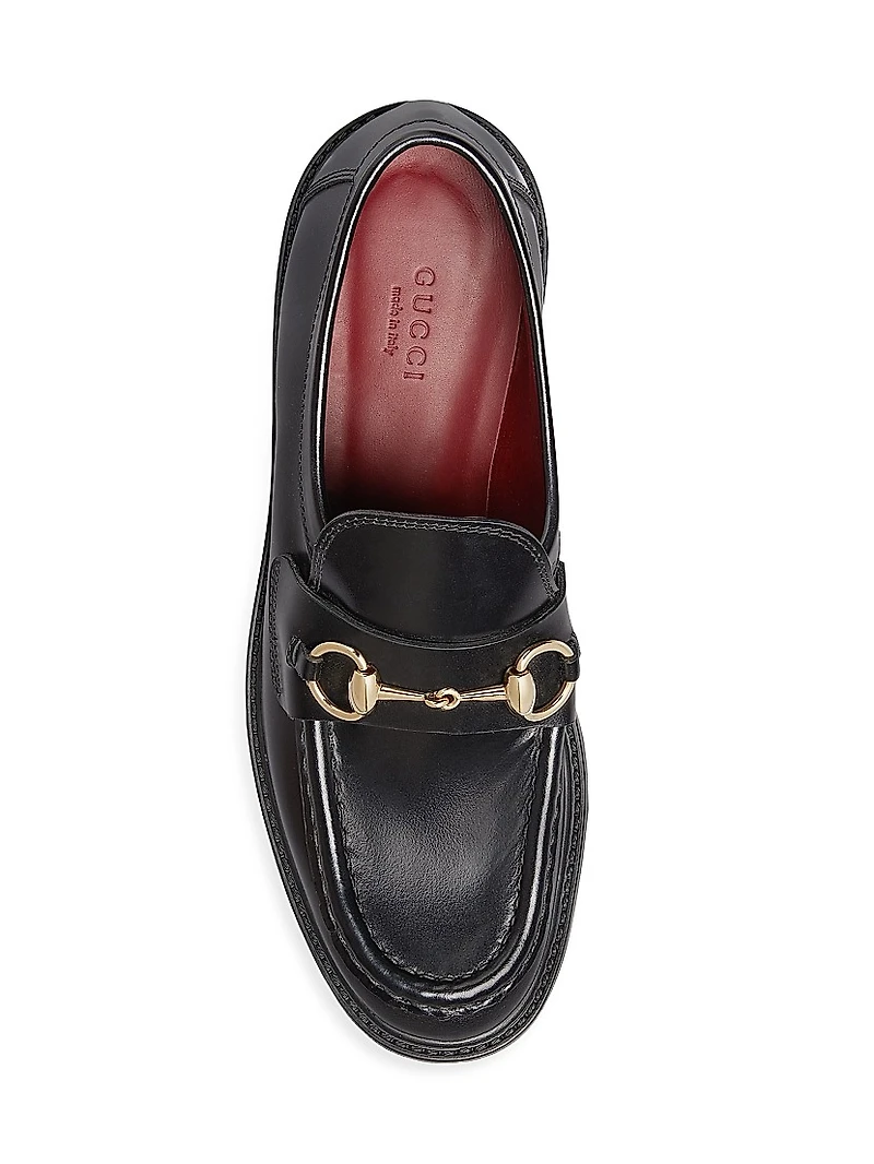 45MM Horsebit Leather Loafers