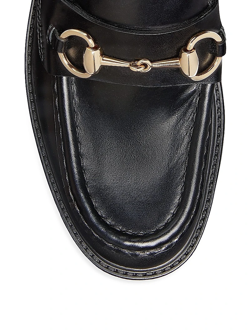 45MM Horsebit Leather Loafers