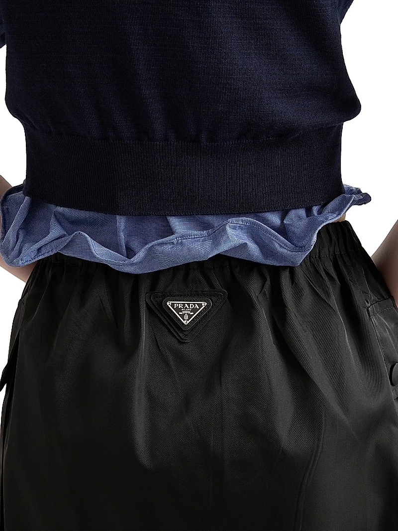 Re-Nylon Miniskirt
