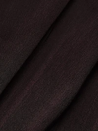 Satin Draped Strapless Gown