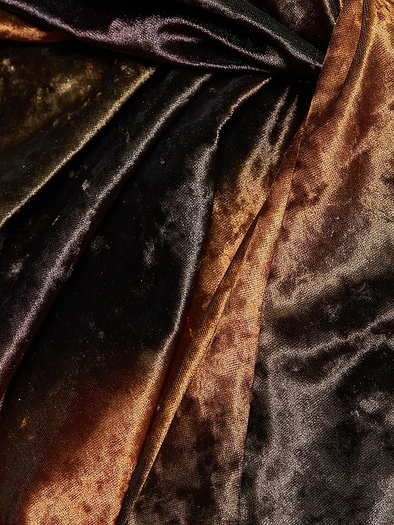 Stripe Sleeveless Column Gown