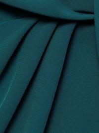 Stretch Crêpe Column Gown