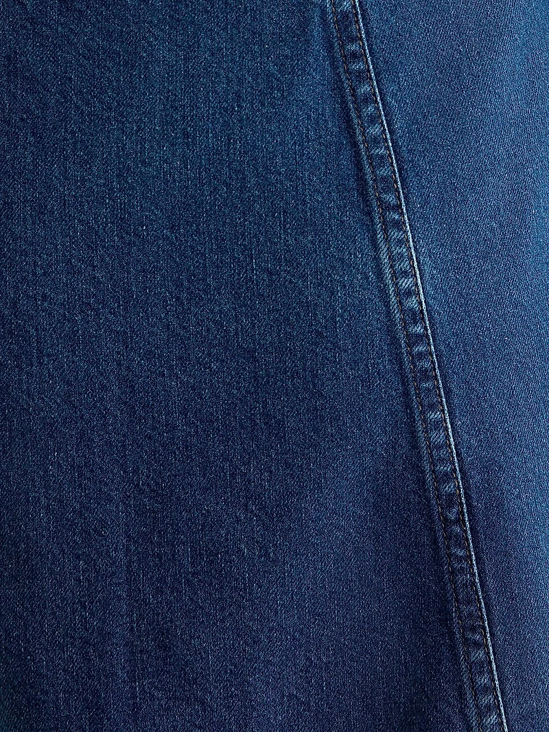 Evie Denim A-Line Miniskirt