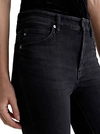 Mari Embellished Straight-Leg Jeans