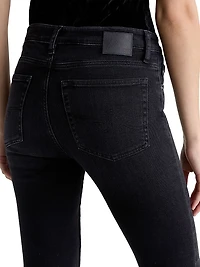 Mari Embellished Straight-Leg Jeans