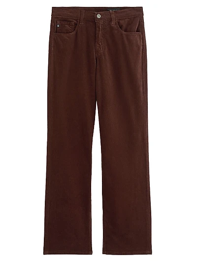 Brinley Stretch Corduroy Straight-Leg Pants