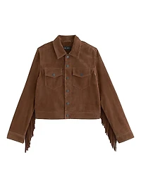 Molly Suede Fringe Jacket